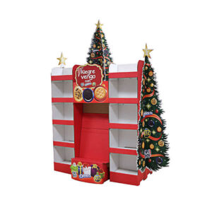 Cardboard Christmas Fireplace Display HC-003