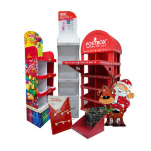 Retail Supermarket POP Display for Christmas Holiday Gift HC-008