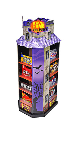 halloween cardboard display