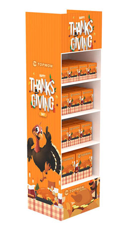 thanksgiving cardboard displays