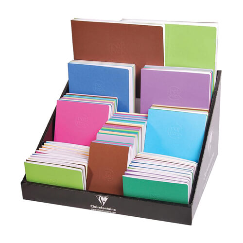 cardboard counter display trays for note book