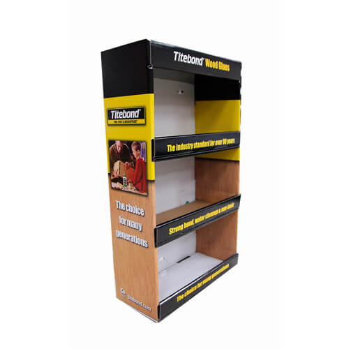 Retail cardboard sidekick display