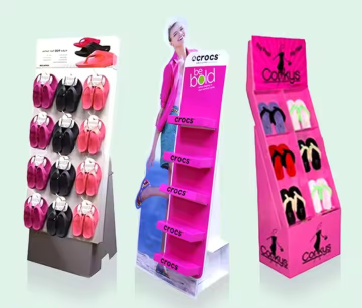 cardboard risers for shoe display