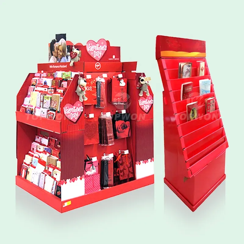 retail greeting card display